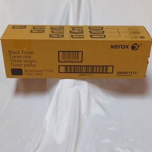 Xerox Black Toner Reorder 006R1317 Fits Work Center 7132, 7232, 7242 DATED 2015